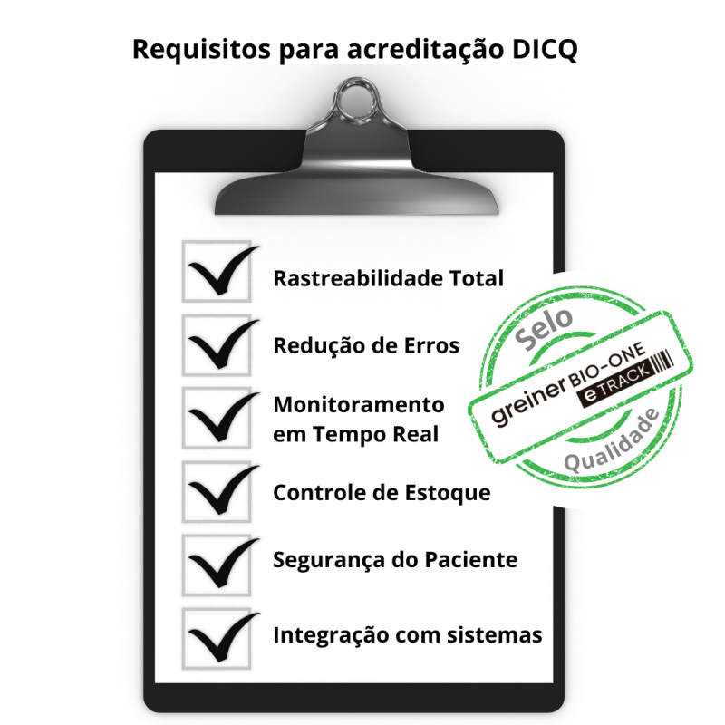 Requisitos para acreditação DICQ